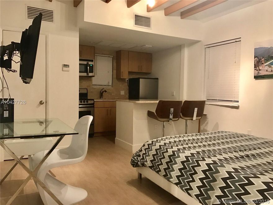 BRAND NEW, BEAUTIFUL and fully furnished unit with height ceilings and top of the line ss appliances. Located in a multifamily, newly renovated building. Historic MiMo District. Short walk from popular restaurants and shops and a few miles away from Miami Beach, the Design District, and Downtown.