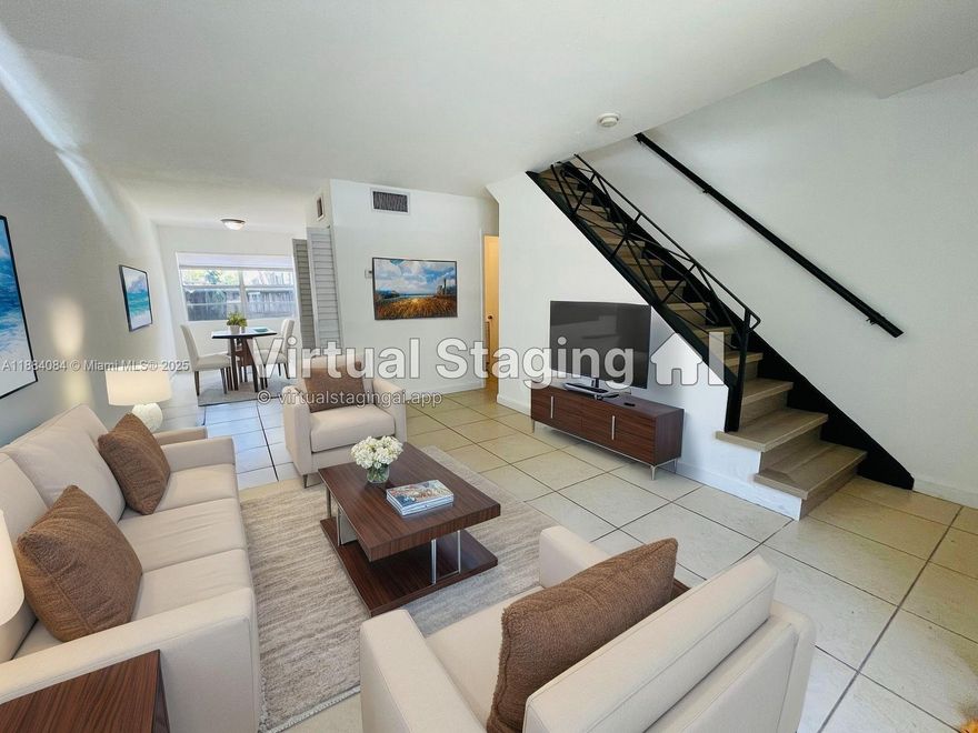 Opportunity for First buyers or Investor Townhouse offers 2 generous bedrooms and 1.5 bathrooms, perfectly designed for comfort and functionality. Enjoy the convenience of an in-unit washer and dryer, plus a large private patio ideal for relaxing or entertaining. Located in a secure and well-maintained community, Townhouses in Plantation, this home offers excellent accessibility to shopping, dining, major highways. A great opportunity to live in Plantation