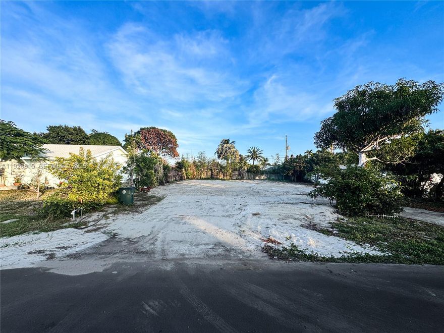 Rare opportunity in East Boca. This vacant residential lot in Boca Raton, which previously had a single family home on it, is only a few miles from the Beach and on one of the only lots available in the area. Located within an established neighborhood on a paved road with existing driveway apron remains. Potential impact fee credits may be available due to prior structure; buyer to verify with the City of Boca Raton. Buyer to verify zoning, setbacks, utilities, and all building requirements.
