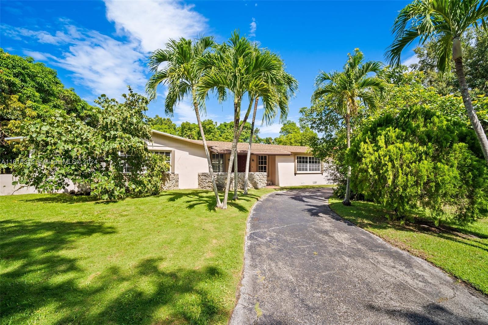 WOW! Incredible INVESTOR OPPORTUNITY and PERFECT LOCATION for your new dream home. ROOF 2018. Oversized, corner lot with nice ranch-style home located in prime location. Highly desirable neighborhood of Coral Reef Estates. 5 bedrooms. Separate Guest/In-Law Quarters w/private entrance. 2 Full bathrooms. 1 of those baths doubles as a cabana bath w/access to pool area. This home features an outdoor grilling station w/covered patio. HUGE potential to create a beautiful, Florida dreamscape. Spacious 2-car garage + storage area. Fully fenced yard.Mango & Avocado Trees. Most windows feature accordion shutters. Enjoy this incredible location with an easy commute to the Falls Shopping Mall, Zoo Miami, Matheson Hammock Park or the annual Deering Estates Seafood Festival. SCHEDULE YOUR SHOWING TODAY!