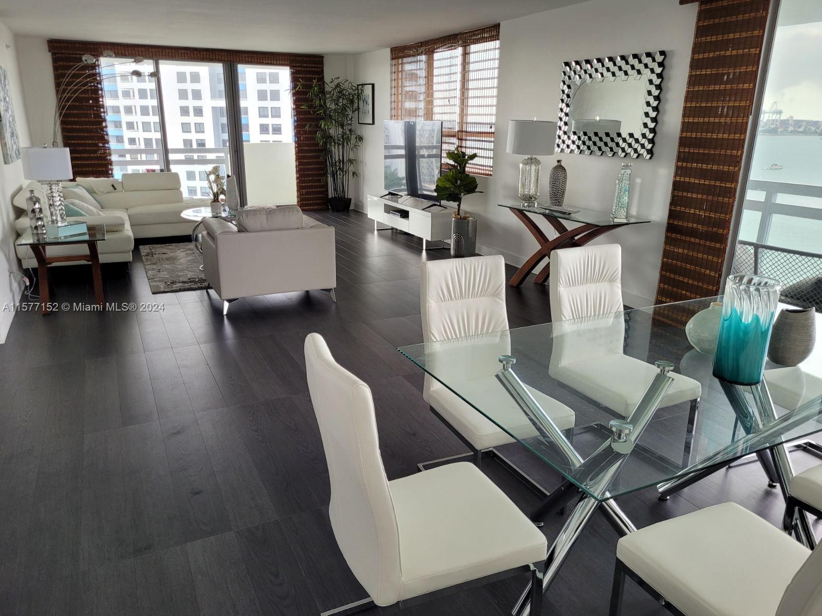 Rental Property at 1500 Bay Rd 1114S, Miami Beach, Miami-Dade County, Florida - Bedrooms: 3 
Bathrooms: 3  - $10,000 MO.