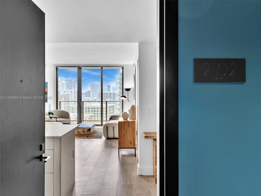 TURN-KEY: Welcome to this stunning 2-bedroom, 2-bathroom fully furnished condo at HYDE Midtown, offering unparalleled views of Biscayne Bay and Downtown Miami. This modern residence boasts stylish interiors with open-concept living spaces, sleek finishes, and floor-to-ceiling windows that showcase breathtaking waterfront vistas. Enjoy the convenience of luxury living with top-tier amenities, including a state-of-the-art fitness center, resort-style pool, and on-site dining. Located in the heart of Midtown, you’ll be minutes away from world-class dining, shopping, and entertainment. Don't miss out on this incredible opportunity to live in one of Miami’s most desirable neighborhoods!