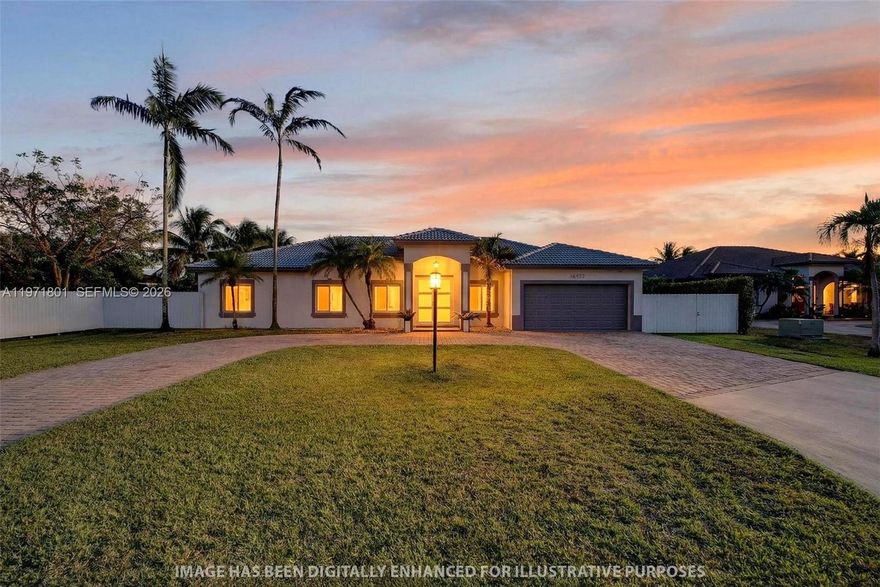 Spacious 4BR/2BA home with potential for a 5th bedroom, located in the highly desirable Redland area of Homestead. Built in 2004, this 2,061 sqft home sits on nearly half an acre and offers privacy, space, and income potential.

Modern kitchen, double boat entry gates, and a huge 2,400 sqft concrete pool deck with a 16x35 ft pool — perfect for entertaining. Large covered terrace plus outdoor kitchen. Fully fenced property with access on both sides.

AC 2021 (under warranty), Water Heater 2022, Tile Roof 2005. Washer & Dryer included. Well & city water. 7 security cameras installed.

Excellent Airbnb potential — only 45 minutes to Key Largo, 25 minutes to Baptist Health Homestead Hospital, and close to South Dade Park.

Ideal as a primary residence, vacation home, or investment property.