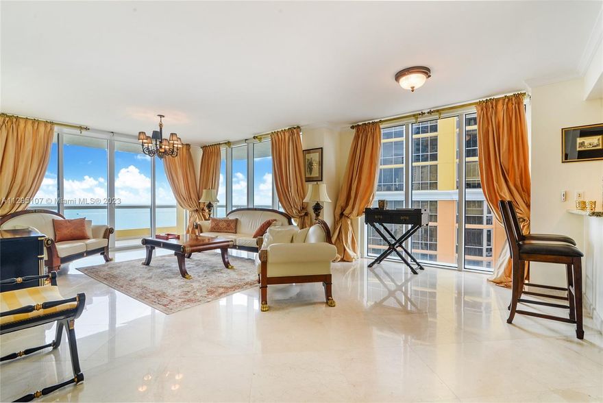 WELCOME TO ACQUALINA RESIDENCES AND RESORT. THIS 3BR/4BATH SOUTH-EAST EXPOSURE RESIDENCE IS READY FOR NEW OWNER. PRIVATE FOYER IS WELCOMING YOU TO THIS SPECTACULAR APARTMENT THAT IS OFFERING OCEAN SUNRISE AND CITY SUNSET VIEWS. NEUTRAL MARBLE FLOORS THRU-OUT WHOLE APARTMENT , ELECTRIC WINDOW TREATMENT, CUSTOM MADE CLOSETS. STATE OF THE ART CHEF'S KITCHEN WITH MIELE/SUBZERO APPLIANCES AND WOLF GAS STOVE. FULL SERVICE BUILDING OFFERS WORLD CLASS GYM,4 POOLS, CONCIERGE, VALET,SPA, IL MULINO RESTAURANT PLUS BEACH AND POOL FOOD AND BEVERAGE SERVICE AS WELL AS LOBBY BAR WITH SUSHI RESTAURANT AT THE FORBES 5 STARS 5 DIAMONDS AWARD WINNING ACQUALINA RESORT AND RESIDENCE IN SOUTH FLORIDA RIVIERA.