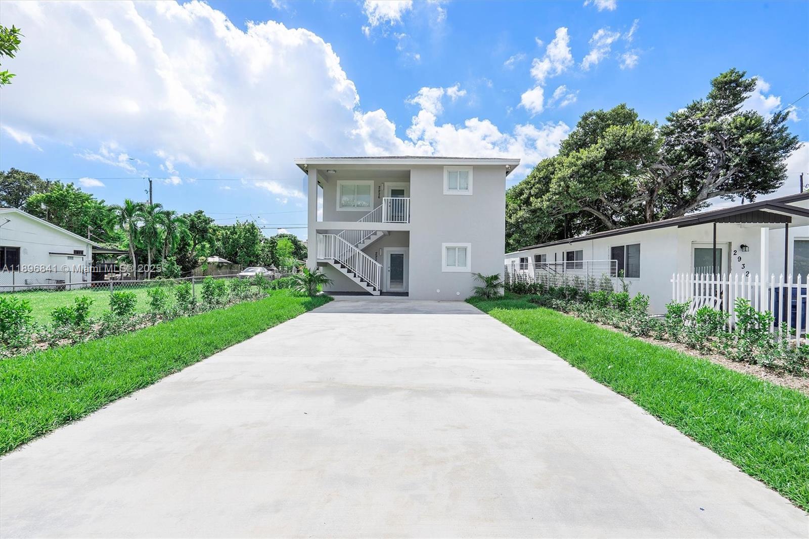 Brand New Construction for Rent! Be the first to live in this modern 3-bedroom, 2-bath first-floor home, thoughtfully designed for style, comfort, and convenience. The bright, open layout is filled with natural light and balanced with contemporary finishes that make every space feel inviting. Enjoy a sleek kitchen with brand-new stainless-steel appliances, spa-inspired bathrooms, and a private patio perfect for morning coffee or evening gatherings. With driveway parking at your door and impact windows and doors, you’ll have both comfort and peace of mind. Everything is new, clean, and move-in ready — a perfect blend of modern living and everyday ease. Ideal for large families, the upstairs unit is also available, offering the opportunity to live close while maintaining your own space.