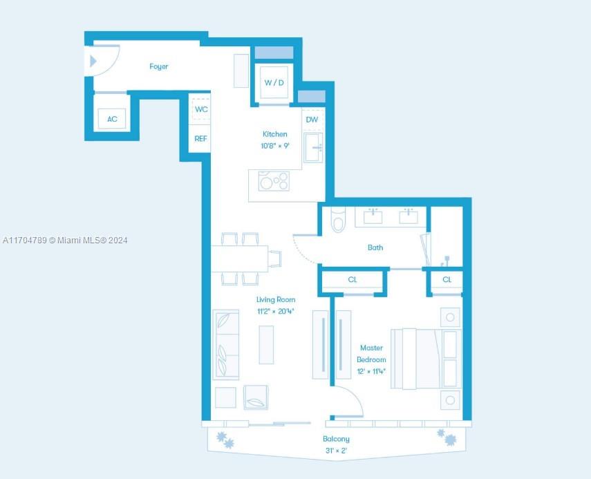 Rental Property at Address Not Disclosed, Miami, Broward County, Florida - Bedrooms: 1 
Bathrooms: 1  - $4,200 MO.