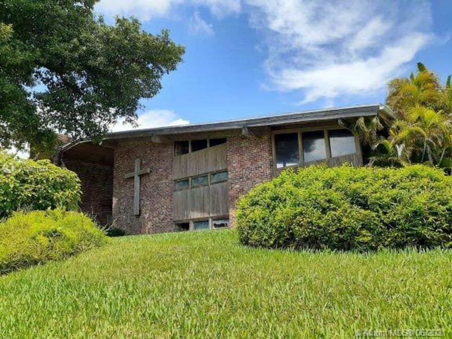 Development Opportunity!  A religious facility owned and occupied by Sunset Congregational Church since 1975.  Situated on a beautiful 2.5 acre site on Sunset Drive, this property is truly one-of-a-kind.  This is an as-is sale, with inspections welcome.  Please note that the property has not been platted, and the underlying zoning is RU-1