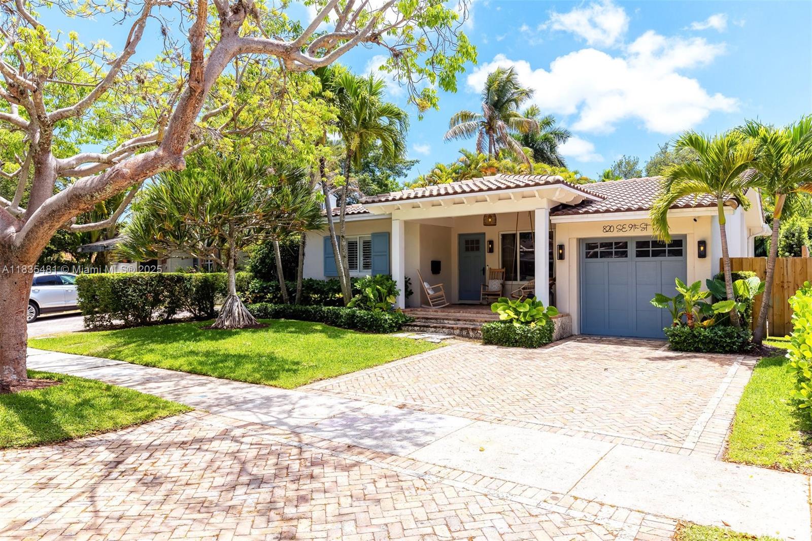 This beautifully reimagined Rio Vista home blends timeless charm with modern comforts. Imagine relaxing on the extended front porch beneath the tongue & groove ceiling framed with cedar-beams, or entertaining guests in a chef’s kitchen outfitted with Viking & Miele appliances. The open layout flows effortlessly across refinished hardwood floors, while renovated bathrooms feature RH fixtures and designer finishes. Step into your private backyard retreat—complete w/ lush landscaping, an ipe deck, coral pavers, mosquito system & sparkling PebbleTec pool. With all major systems upgraded, including HVAC, PVC plumbing & tankless gas water heater, this home offers effortless living in one of Fort Lauderdale’s most desirable neighborhoods—minutes from downtown, the beach & the city’s best dining.