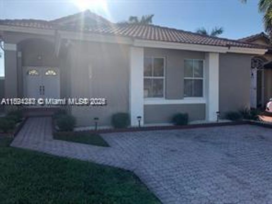 Beautiful 3BD/2BA Single Family Home. Brand New fence, Washer, Dryer, & HVAC Unit, Beautiful Covered Patio for entertaining, patio wraps around, completely fenced, large walk-in closet in master bedroom, High Vaulted Ceilings, Very Well kept, close to Miami International, & Dolphin Malls, Close to Belen Preparatory, Excellent Public Schools in area, Fl. International University, With easy access to Dolphin/Palmetto Expressways, and Florida Turnpike. No Association Approval.