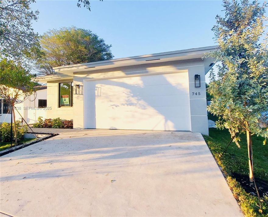 2025 New Construction 1725 SF Under Air, 3 Bedroom, 2 Bathroom, 2 Car Garage Single Family Home In A Great Neighborhood in Central Oakland Park. No HOA! Open Floor Plan, Modern Kitchen, Separate Laundry Room With Sink, Tile Flooring Throughout The Home. Master Bedroom Has A Walk In Closet. All Impact Windows and Doors. Fridge, Stove, Microwave, Washer/Dryer included. EV Outlet In Garage. Close To Restaurants, Grocery Stores, Shops, Bars/Lounges, Park/Dog Park And 3 Miles To The Beach. Just north of Wilton Manors