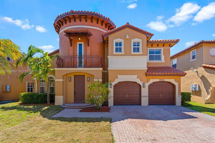 Welcome to Venetian Isles, a sought-after gated community in West Kendall! This spacious two-story home features 4 bedrooms and 4.5 bathrooms, offering an ideal layout for both comfortable living and entertaining.

Recent upgrades include a 2022 roof, one of the two A/C units recently replaced, brand new luxury vinyl flooring throughout the second floor, and a freshly painted interior, making this home move-in ready with peace of mind for major systems.

The oversized primary suite is a true retreat, offering exceptional space and comfort along with dual walk-in closets (his and hers) for ample storage. The layout provides the perfect balance of functionality and privacy.

The community of Venetian Isles offers resort-style amenities including a community pool, sand volleyball court, and a scenic walking path with exercise stations, perfect for an active lifestyle right outside your door.

Conveniently located in West Miami-Dade near top-rated schools, shopping, and dining, this home combines space, upgrades, and community living all in one. Don’t miss this opportunity!
