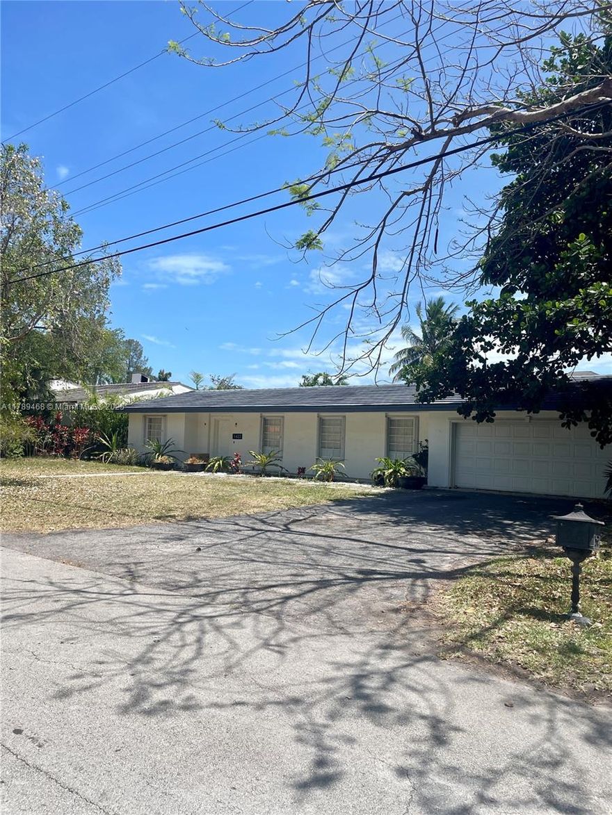 This charming spacious 3-Bedroom, 2-Bath Waterfront Home with Pool is nestled in the highly sought-after and family-friendly community of Gables by the Sea. This home offers endless potential. Situated on a generous 0.26-acre lot, the property features a private pool, a 2-car garage, and tranquil waterfront views—perfect for outdoor living and entertaining. Located within a private, guard-gated neighborhood with no HOA, this home is just minutes from parks and top-rated schools, including the renowned Pinecrest Elementary. While the home does need some TLC, it presents a fantastic opportunity to customize and create your dream home in one of the most desirable communities in the area.