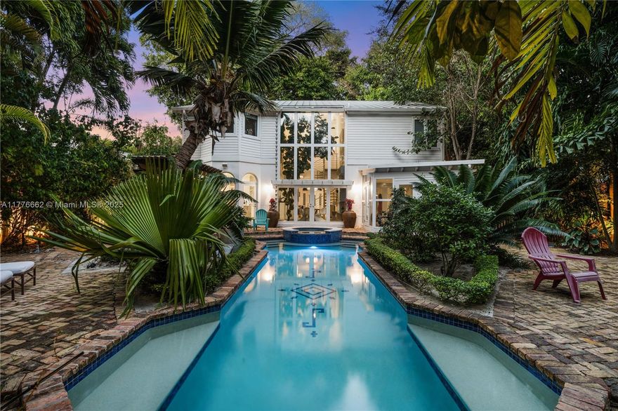 Now Available for Yearly unfurnished Rental – Coconut Grove Retreat - 3 Bedrooms | 2.5 Bathrooms | Garden + Pool.  Without a doubt, this is one of the most stunning properties to hit the rental market in Coconut Grove. The moment you step through the gates, you're enveloped in a sense of wonder and serenity. Step into a world of timeless charm and natural beauty in this extraordinary Florida Keys–style home, nestled beneath majestic 200+ year-old banyan trees. This private oasis features a charming treehouse, a tranquil tea garden surrounded by lush foliage, and a true sense of escape from the everyday. A home like this rarely becomes available for rent — and never for long. Available June 1, 2025.