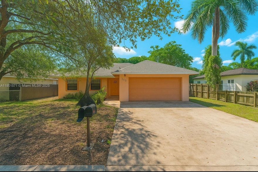 4/2 MAIN AND 1/1 GUEST COTTAGE ON LARGE LOT WITH ESTABLISHED TREES IN THE HEART OF HOMESTEAD. THIS IS A PERFECT NEXT GEN HOUSE. A SPLIT FLOORPLAN 4/2 MAIN HOUSE W/ 2 CAR GARAGE, COVERED BACK PATIO & CROSS FENCED FROM THE COTTAGE W/ A 2021 ROOF. THE COTTAGE IS UPDATED W/ A 10 YR OLD +/- ROOF,  NEW ROMEX ELECTRICAL WIRING, & MOSTLY IMPACT WINDOWS. THE PROPERTY HAS A DUPLEX DESIGNATION. SITTING IN THE HEART OF HOMESTEAD CLOSE TO SHOPS, TURNPIKE, THE FLORIDA KEYS, & SITS BETWEEN 2 NATIONAL PARKS. TENANT OCCUPIED, MUST HAVE AN APPOINTMENT.