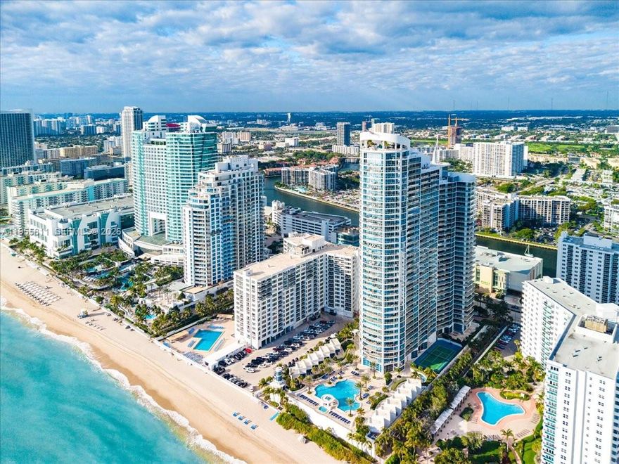 Welcome to an exceptional opportunity at the prestigious Ocean Palms. Perched on the 30th floor, residence 3003 offers one of the largest and most desirable floor plans in the building, featuring an expansive 3,466 square feet of interior living space plus an extraordinary 557 square feet of wrap-around balconies.
Ideally located within walking distance to restaurants and everyday shopping, this residence also offers direct, private beach access, providing the ultimate beachfront lifestyle with both convenience and privacy. In addition, there is a rare opportunity to acquire up to two additional parking spaces, allowing the buyer to have up to four total parking spaces with the purchase of this unit.(see Brokers remark).
This elegant residence offers three bedrooms plus a spacious den that can easily serve as a fourth bedroom, along with three and one-half bathrooms. Designed for both comfort and entertaining, the open and flowing layout is filled with natural light and showcases breathtaking views from nearly every room.
Enjoy two oversized balconies with northeast and southeast exposures, capturing sweeping ocean views by day and stunning Intracoastal and city lights by night—a rare and highly sought-after combination.
Set within one of the area’s most luxury, full-service beachfront buildings, this high-floor residence delivers a truly unique opportunity to own a premier home with space, views, and versatility that are rarely available in Ocean Palms.