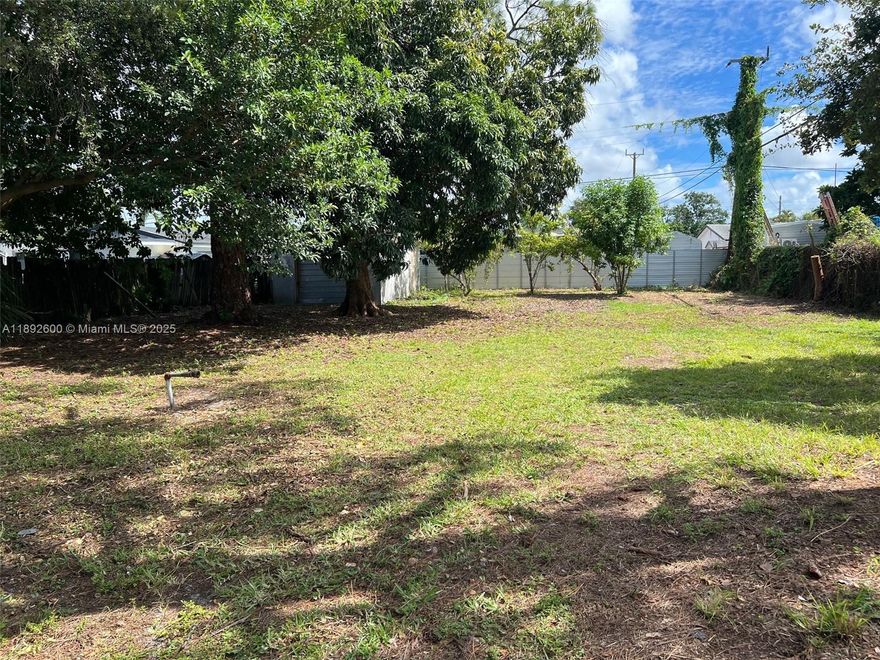 Great opportunity to build your dream home in this up and coming area. Zoned residential , Existing structure consist of  detached garage (364 sq. ft.) One block away from NW 103 st. and 5 min. from the gratigny xpresway.
Water meter already in place and easy access to FPL transformer as per owner .
