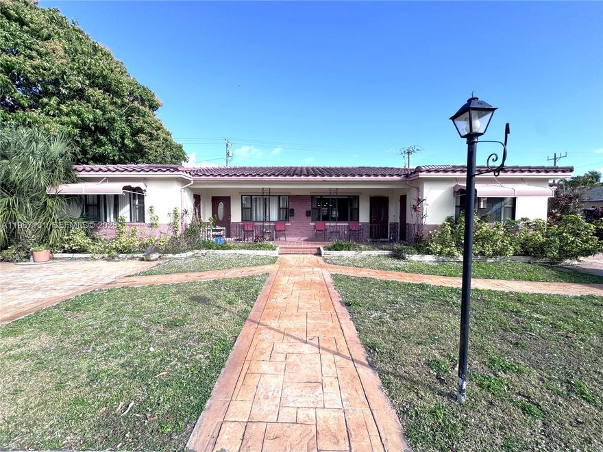 Large Duplex offers Two 2 Bedroom and 2 full bath units. You also have one attached garage which does not connect to the interior offering possible storge options for owner or add it to the rental potential. 9,681 Square foot Lot!! Each unit has a newer A/C and thermostat. Two separate FPL meters reducing owner expenses. Property features Natural Gas with 2 separate meters providing affordable energy options. Each side has their own driveway and comfortably accommodates 2 vehicles. The right side which has the garage can accommodate 3 vehicles + one in the garage. Spacious living units with open living room and kitchen design. Large primary bedrooms! Generous back yard for enjoying the outdoor lifestyle and entertaining. One unit occupied by long term tenant currently month to month. Laundry room currently shared. This is an Estate Sale subject to court approval. A Judge is already assigned. These pictures are of #33 only. #29 is has the same layout mirroring the other side - walk through video available for #29