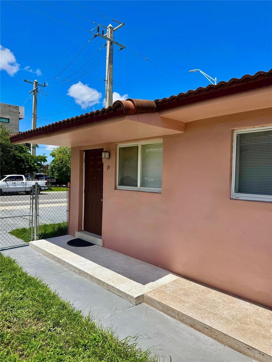 Well-maintained 2-bedroom, 1-bath duplex located in West Hialeah. This unit features an in-unit washer and dryer for tenant convenience, two assigned parking spaces, and a private patio area. Centrally located with easy access to major roadways, shopping, dining, and schools. Fast approval process.