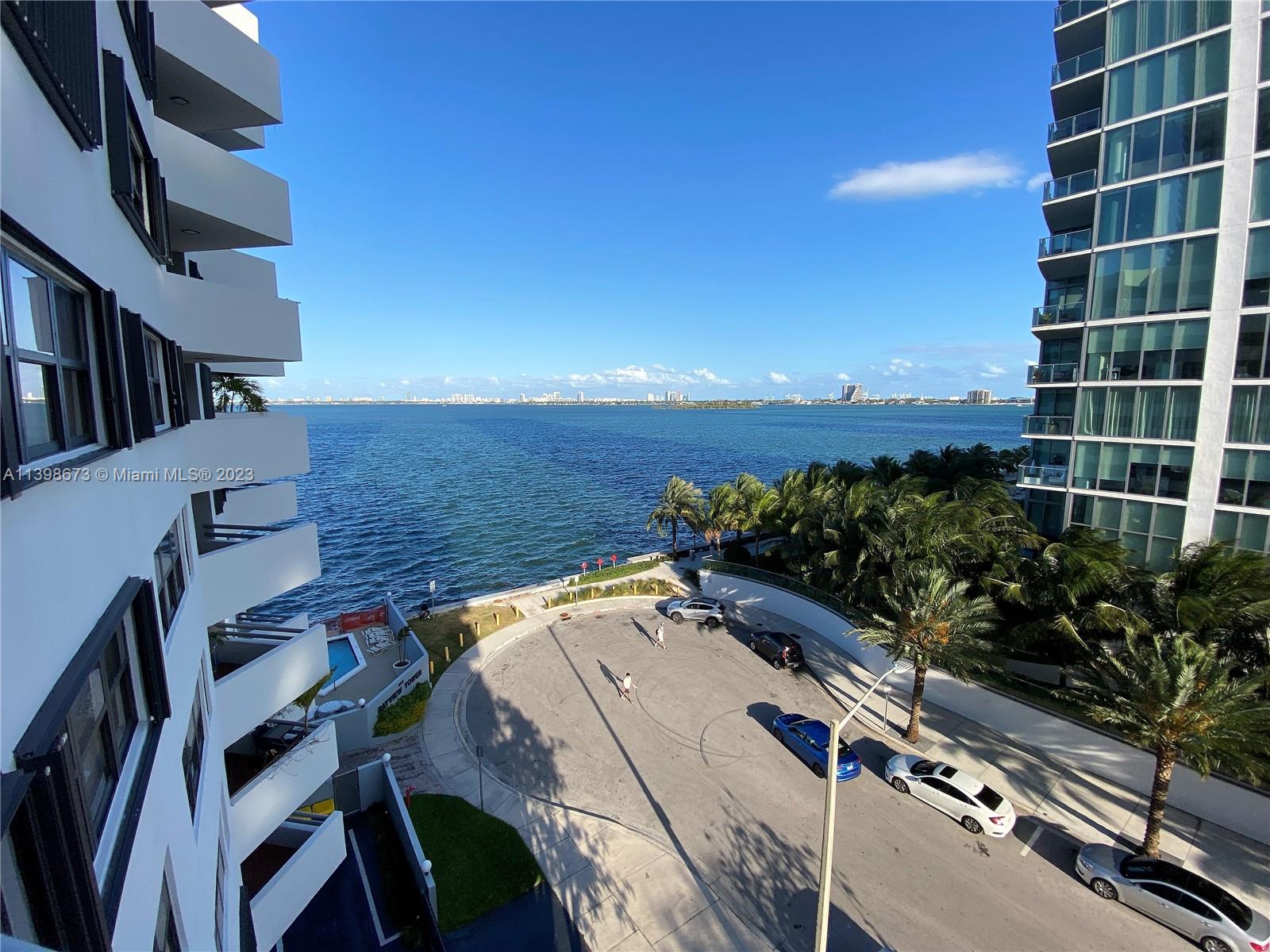 Very spacious 1 bedroom 1.5 bath with oversized balcony on Biscayne Bay in boutique waterfront building in
hot Edgewater neighborhood. Unit has 1/2 bath off of the great room plus stackable washer/dryer and dishwasher.
36 unit bayfront building with easy access and plus pool and gym. Unit includes 1 assigned covered space plus additional guest parking. 30th Street is the best street in Edgewater, adjacent to Paraiso Park and Amara waterfront restaurant steps from the unit. Available 7/10 - possibly earlier; 1st, last and security required, plus 680+ credit