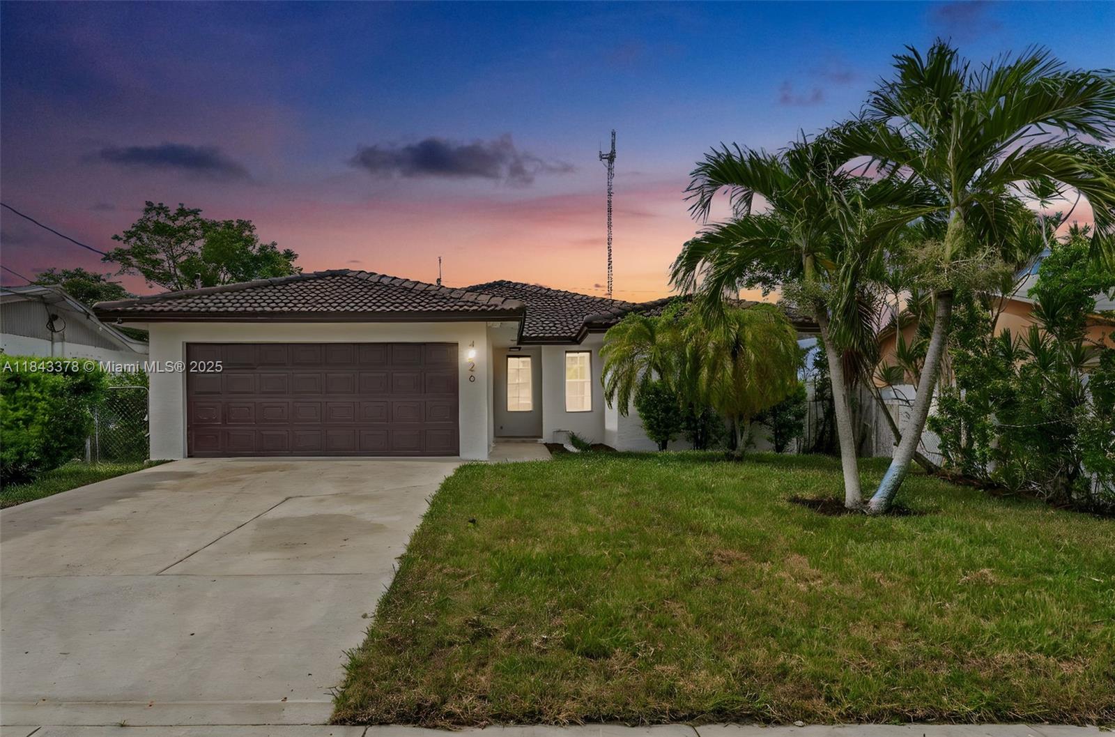 Beautifully remodeled modern home! This very spacious property offers endless possibilities: from a large family to home office setups, in-law quarters, or even house hack dividing into income-generating spaces! Bright, open layout with generously sized bedrooms. The main suite features the WALK-IN CLOSET OF YOUR DREAMS; plus a second walk-in closet! Tile Roof installed in 2021, A/C from 2022. Washer and dryer included with full-price offer. Luxurious finishes make it feel like a high-end hotel. Fully fenced backyard with room for a pool. Just steps from Mary Saunders Park with a tot lot, tennis, baseball, football/soccer fields, and covered basketball courts. Centrally located with easy access to I-95. Easy to show!