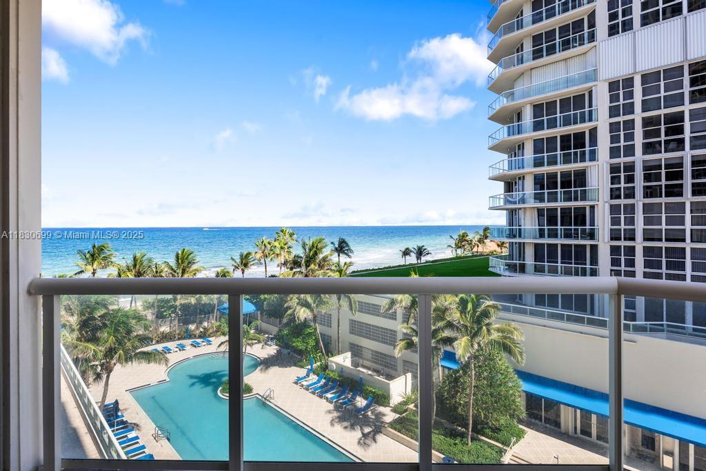 Welcome to your beachfront oasis at Renaissance on the Ocean! This refined residence at 6051 N Ocean Dr showcases breathtaking, unobstructed views of the Atlantic Ocean from expansive living areas and a generously sized balcony. Step off your private elevator into a spacious, open layout featuring 3 bedrooms, 2.5 bathrooms, and abundant natural light throughout. The luxurious primary suite boasts a spa-inspired bath and walk-in closets. Enjoy resort-style amenities including two swimming pools, fitness center, tennis courts, and 24-hour security. Nestled along a quiet stretch of Hollywood Beach, this is South Florida coastal living at its finest.