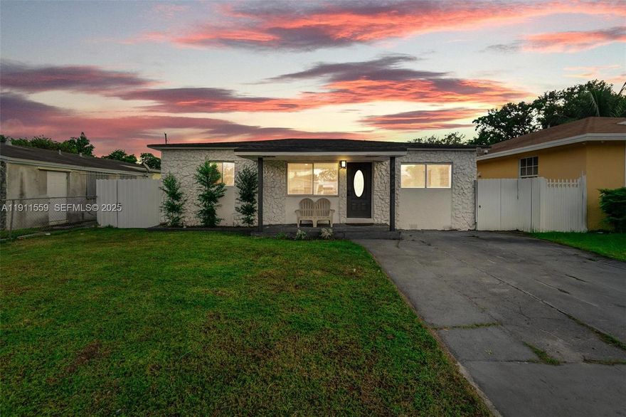 Welcome to this beautifully renovated 4-bedroom, 2-bathroom home in the heart of West Park, Florida! This move-in ready gem features modern finishes throughout, a brand-new fenced yard for ultimate privacy, and spacious living areas perfect for entertaining. Enjoy being just minutes from your neighborhood park and all major highways—making your commute and weekend outings a breeze. Don’t miss the opportunity to call this stunning home yours!