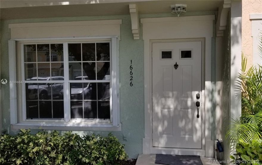 AMAZING TOWNHOUSE IN WESTON-COCONUTS AT BONAVENTURE, 2 BED , 2 1/2 BATH WITH TOP RATED SCHOOLS. COMPLETE UPGRADE KITCHEN W. GRANITE COUNTER TOP, ALL BATHROOMS UPGRADES NEW LAMINATED FLOOR ON SECOND FLOOR AND STAIRS . CERAMIC NEUTRAL COLOR THOUGHT THE HOME, SCREEN PATIO, NO RENTAL RESTRICTIONS, NO PET RESTRICTIONS. . ACCORDION SHUTTER FOR HURRICANE PROTECTION . ACCESS TO THE BONAVENTURE TOWN CENTER (2 POOLS, GYM, BOWLING, TENNIS RACQUETBALL AND MORE AMENITIES, PLENTY VISITOR PARKING. PROPERTY IS IN GREAT CONDITION TO MOVE IN.