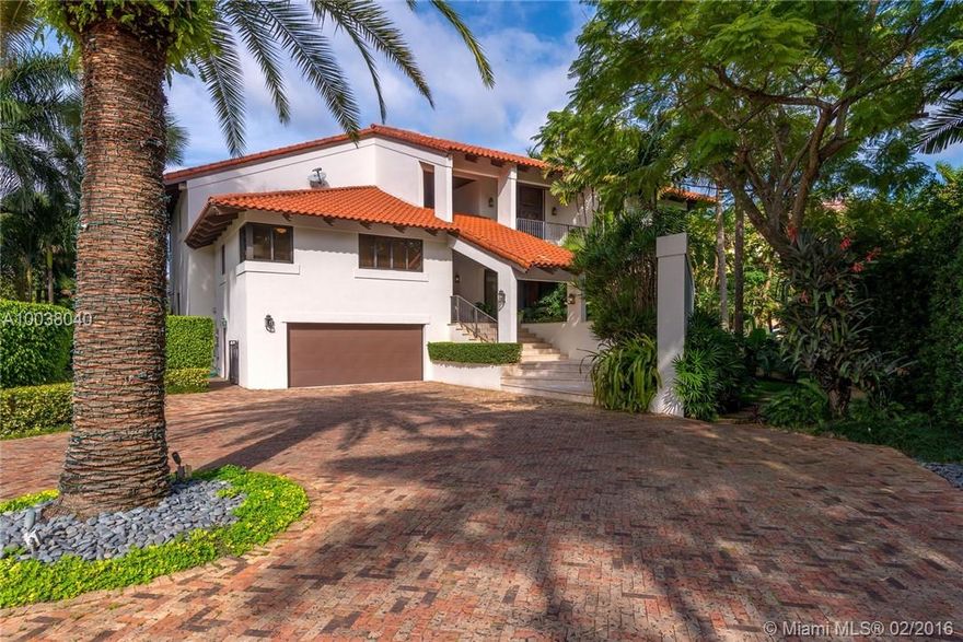 As you walk into this impeccably maintained estate in prestigious guard gated Cocoplum, you have beautiful views of your backyard oasis and tranquil canal.No bridges to bay & 100' deep water dockage make this a yachtsman's dream. A remarkable home for entertaining has gourmet kitchen w/breakfast, generous formal dining room, inviting family rm & living rm w/vaulted ceilings.Guest suite on 1st flr. Mstr Suite w/den & spacious walk-in closet on the 2nd flr plus 3 add'l bedrms.Impact drs/windows & generator.