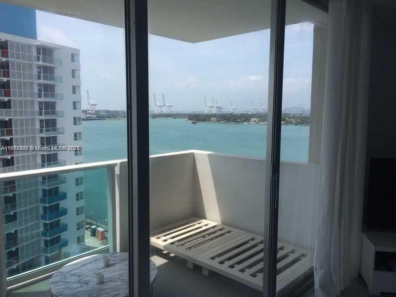 UNFURNISHED 12 Months minimum. Bright & beautiful bay views from this large studio at the Mirador 1000. Lots of closet space and a large balcony. The Mirador 1000 is right across from Whole Foods in the heart of Miami Beach. The Mirador 1000 is a full service condominium right on the bay with a 5000 sqft gym, brand new remodeled pool and jacuzzi / barbecues right on the bay, convenience store, 24 hour security and doorman. Located on West Avenue 6 Blocks to Lincoln Rd, 8 to the beach. Cable & Internet included in the rent. 680 Credit Score min. Pets allowed with ESA / service certification.