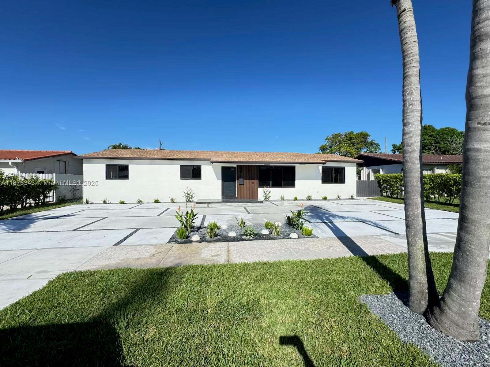 This is completely remodeled 4 bed 3 bath house with all PVC plumbing and impact windows. This home has a large lot with plenty of room for a pool.It is centrally located near major highways and great schools. It has a brand new concrete pad driveway and is ready to move in. It also has a potential for an in law quarters or can be used as a private master suite with its own family room or office. It is priced aggressively to sell quickly. Call listing agent with any questions.