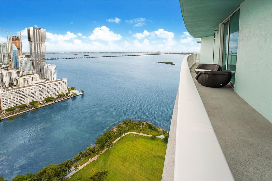 Enjoy water views from every room in this 2 bedroom 2.5 bath residence on high floor. Unit
features tile and carpeted floors throughout, kitchen with stainless steel appliances,
Quartz counters. Full service amenity building includes 2 story fitness center with cardio
& spinning rooms, saunas, two heated pools, 2 story Resident Lounge with kitchen, billiard
tables, movie theater, business center, library, and more. In the heart of Edgewater, in
front of Margaret Pace Park with basketball, tennis and volleyball courts, dog park and
outdoor gym. Access to public marina, short drive to Wynwood, Brickell, Design District,
Miami Beach and airport