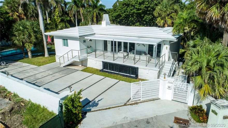 Architects, Investors and Agents! Beach House On A Double 200 Steps From The Ocean! Rare Birch Park Home Fully Upgraded Overlooks A Nature Preserve And Freshwater Lagoon. Plus, A Direct View Of The Ocean That Is Just A Two Minute Walk From Your Front Door. Extraordinary Refurbishment Of Mid-Century With Impact Windows, Concrete Construction. Dade Pine 18-Foot Vaulted Ceilings & Wood Burning Fireplace. Large Picture Windows With Spectacular Views From Every Room. Subzero Refrigerator and Wolf Appliances. Brand-New Large Salt Water Pool. A Commercial Water Meter For Yard Lowers The Water Bill. A Separate Income Producing Studio/Efficiency Downstairs, Comps Are Renting For $$$$/Week! A Great Primary or Vacation Home That Can Pay For Itself!