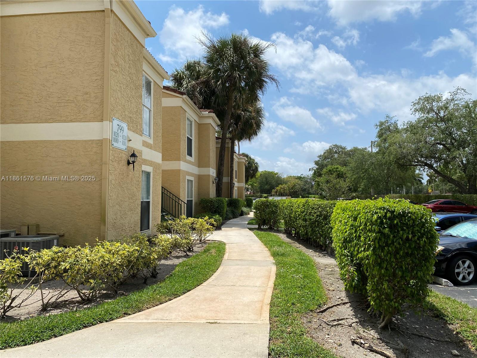 Beautiful and spacious 950', 1 bedroom, 1 bath condo on the first floor. All ages community in the city of Coral Springs. This bright unit is filled with natural light and features 2 private patios perfect for relaxing or entertaining. Plenty of storage, including a convenient large storage closet on the patio. Just freshly painted. Full size washer and dryer inside the condo. Located in a prime Coral Springs location, right across the street from Coral Square Mall, with easy access to Macy's, restaurants, a movie theater and more. Just minutes from the post office and close to everything you need for a comfortable lifestyle. The community offers a clubhouse, swimming pool and exercise room. Experience the best of Florida, schedule your visit today!!