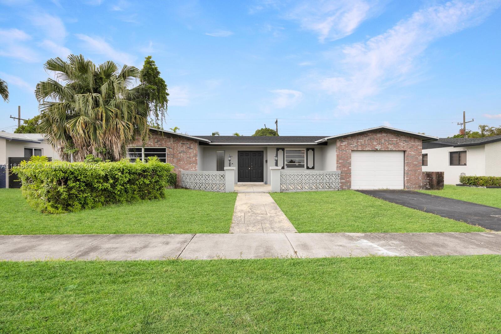 Don't let this opportunity pass you by to purchase this spacious 4-bedroom, 2-bathroom home in sought-after Darlington Manor. Offering 1,952 sq ft of living space on a 7,875 sq ft lot, this home features a new roof, cozy breakfast area, and a 1-car garage. The expansive backyard provides ample room for outdoor living and the potential to add a pool. Centrally located near top-rated schools in a quiet, family-friendly neighborhood. Sold AS-IS, this property presents a great opportunity to personalize and update to your taste. Ideal for those looking to upsize, relocate, or start fresh in a well-established community.