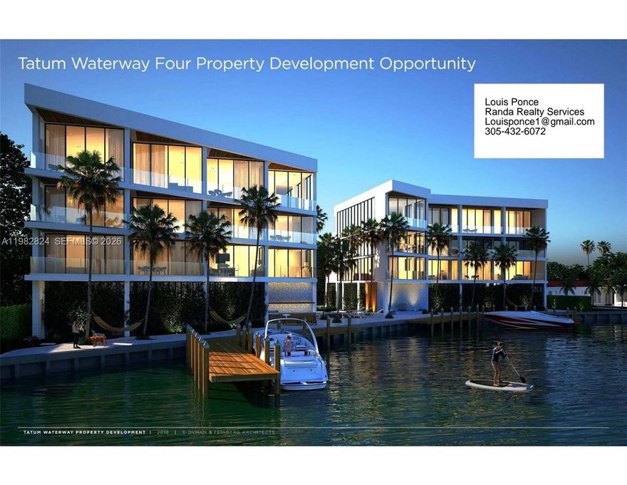 WATERFRONT HALF ACRES CONSISTS OF 4 PARCELS, LOCATED IN THE HEART OF MIAMI BEACH, JUST A SHORT DISTANCE FROM THE GUARD GATE ENTRANCE TO INTO BISCAYNE POINT. DEVELOPER CAN BUILD 2 BUILDINGS 28 UNITS IN TOTAL. POSSIBLE 100 MILLION FUTURE VALUE.