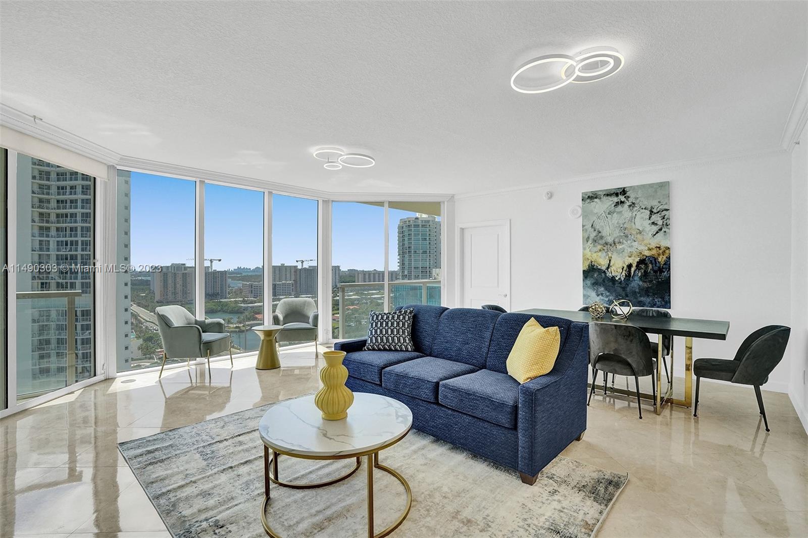 Rental Property at 16699 Collins Ave 1908, Sunny Isles Beach, Miami-Dade County, Florida - Bedrooms: 2 
Bathrooms: 2  - $5,500 MO.