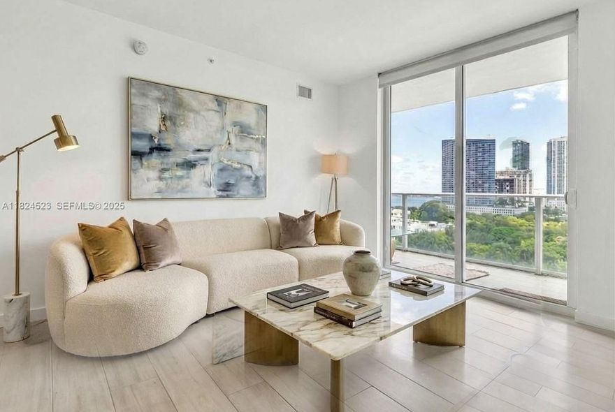 Immerse yourself in luxury, convenience, and style! Spacious 2BD/2BA at boutique Baltus House with panoramic views of the bay, city, ocean, and Morningside. Floor-to-ceiling impact windows and a 222?sq?ft balcony with ideal southern exposure flood the unit with natural light. Features include a modern kitchen with European cabinetry, stainless-steel appliances, and in-unit laundry. One assigned covered parking space. Enjoy resort-style amenities: bayview pool, rooftop terrace with jacuzzi & BBQ, private cabanas, gym, and lounge. Nestled just blocks from the Miami Design District, this address puts you within walking distance of trendy shops, upscale dining, art galleries, and cultural experiences.  Minutes from Midtown, fine dining, all major roads and art galleries.