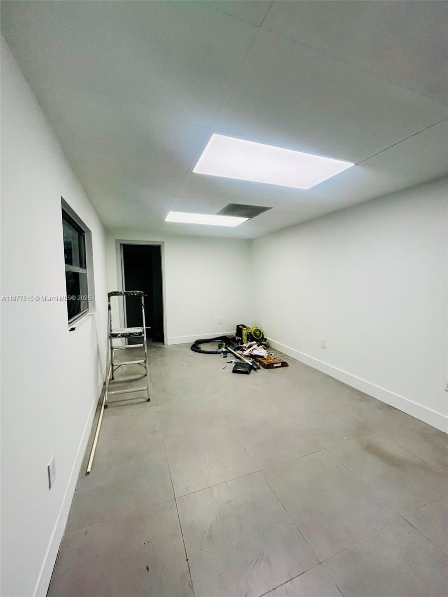 Great opportunity in the heart of Doral! This centrally located property offers 1,655 SqFt of air-conditioned warehouse space, including 225 SqFt dedicated to office and storage. Parking is available on-site. Conveniently situated just minutes from major expressways, this space is ideal for a variety of business needs. A walk-in cooler is also available, providing additional versatility for businesses that require refrigerated storage. Don’t miss out on this accessible and adaptable warehouse with office space!