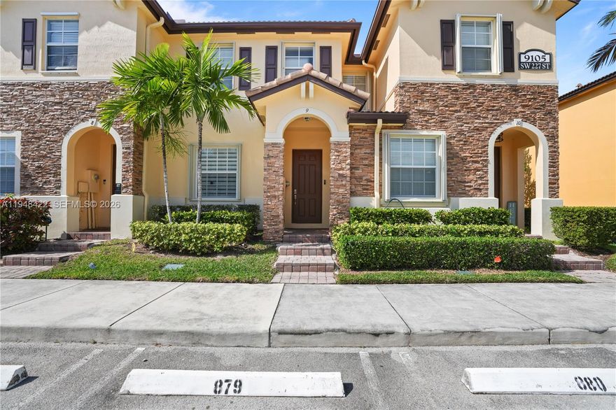 SPACIOUS TOWNHOME IN THE DESIRABLE ISLES AT BAYSHORE COMMUNITY!
Wonderful residence in this sought-after community. As you walk in, you enter into your separate living area that flows into a large, open kitchen featuring granite countertops, stainless steel appliances, a brand-new refrigerator, abundant cabinetry, and a pantry. Large family room offers ample space for dining and entertaining with friends and family with a convenient half bath for guests. Upstairs, you’ll find two spacious en-suite bedrooms, each with walk-in closets, along with a new washer and dryer, linen closets, and elegant dark laminate flooring throughout. Additional highlights include accordion shutters for peace of mind, a newer A/C system for year-round comfort, and a private patio, ideal for BBQs, relaxing, or playtime including a new Shed for storage! 
Don’t miss the opportunity to own this wonderful townhome, schedule your showing today!