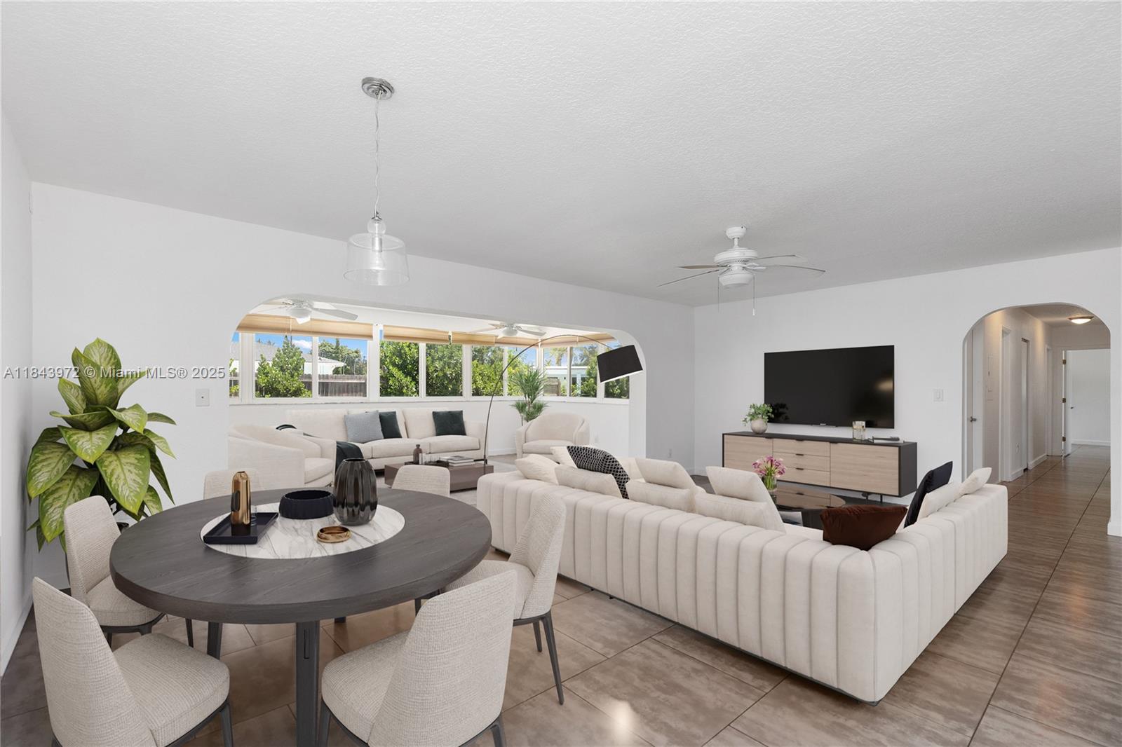 New on the market in desirable Palmetto Bay located on a quiet treelined street just steps to highly regarded Palmetto Bay Park - featuring brand new roof, newer A/C, Kitchen & Baths remodeled through the years, freshly painted inside & out, spacious open floor plan, snack bar, a convenient inside laundry room, dual sinks in both baths, consistent tile through-out, partial impact windows, partial accordion shutters, large lot with room for pool, boat, RV, and more! Close to parks, fine restaurants, shopping/malls, A+ schools, public transportation, with easy access to US1, Busway, Turnpike, and Old Cutler Rd.