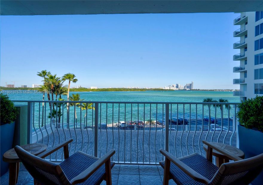 Enjoy breathtaking, unobstructed bay views from this beautifully furnished 1-bed 1-bath residence at Island Pointe Condominium, located on the highly desirable north end of Bay Harbor Islands. This elegant unit includes premium appliances such as a wine cooler, in-unit washer and dryer, modern flat screen TVs in the living and bedroom. Includes 1 assigned parking space. Resort-style amenities: heated waterfront pool, tiki huts, gas grills, 24-hour front desk attendant, gated security, & on-site management. Premium cable, high-speed internet, water, & A/C is included in the rent; tenant only pays for electricity. Ideally situated within walking distance of A+ rated schools and houses of worship, and just minutes from the upscale Bal Harbour Shops and the beach.
