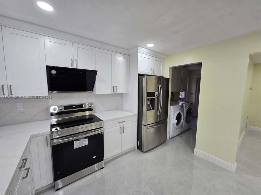 Beautiful and spacious 4 bedrooms, 3 full baths single story house  in the beautiful City of Sunrise. Private pool and large deck.  This house is completely remodeled with new kitchen, all new stainless steel appliances. New porcelain tile floors and all 3 newly remodeled bathrooms. Whole house is freshly painted. Large eat in kitchen with washer and dryer in laundry room. Family room. Enclosed patio. There is an additional huge storage room in the backyard. Nice and quiet neighborhood. Central A/C. Convenient location. Close to University Drive & all major shopping, dining and entertainment. Great schools. Come see this house and you will not be disappointed. Vacant. Easy to show. Section 8 welcome.
** Please see broker's remarks for showing instruction. No need to hit Show Assist.