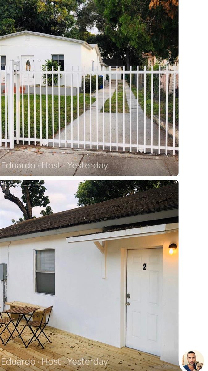 Cozy 2-bedroom, 1-bathroom apartment in a quiet, scenic neighborhood just minutes from Design District, Wynwood, and Midtown. This unit features a private patio perfect for relaxing or entertaining, and in-unit washer & dryer for your convenience. Bright living space, updated bathroom, and a well-equipped kitchen make this the perfect home for professionals, couples, or small families. Enjoy being close to top restaurants, shops, art galleries, and public transport. Easy access to major highways. Don’t miss out on this rare opportunity to live in one of Miami’s most desirable areas!