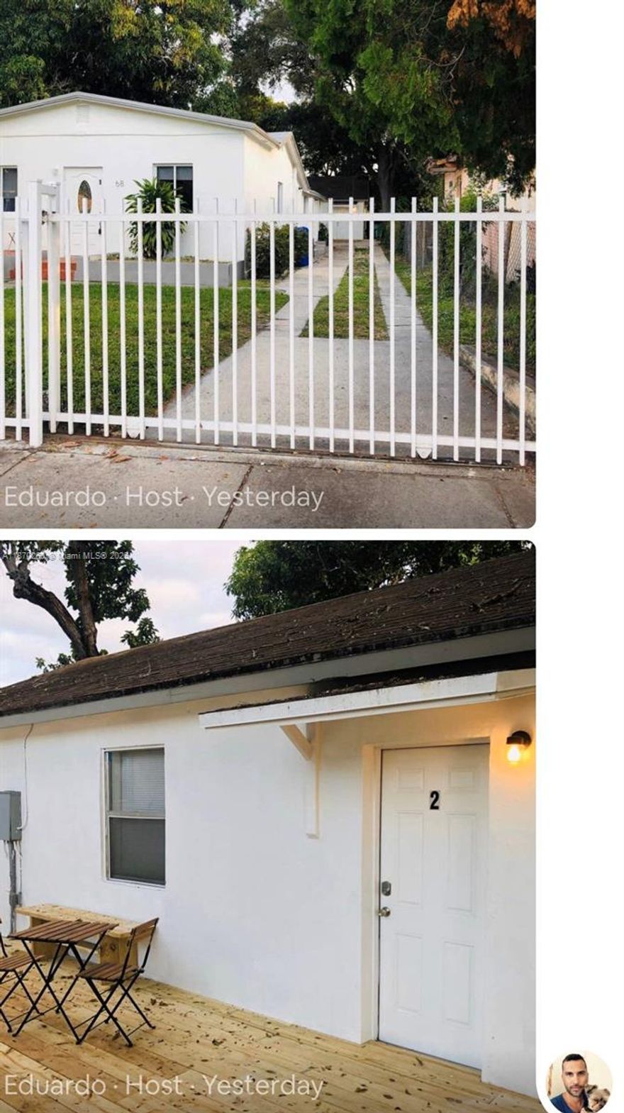 "Short Term Available"Cozy 2-bedroom, 1-bathroom apartment in a quiet, scenic neighborhood just minutes from Design District, Wynwood, and Midtown. This unit features a private patio perfect for relaxing or entertaining, and in-unit washer & dryer for your convenience. Bright living space, updated bathroom, and a well-equipped kitchen make this the perfect home for professionals, couples, or small families. Enjoy being close to top restaurants, shops, art galleries, and public transport. Easy access to major highways. Don’t miss out on this rare opportunity to live in one of Miami’s most desirable areas!