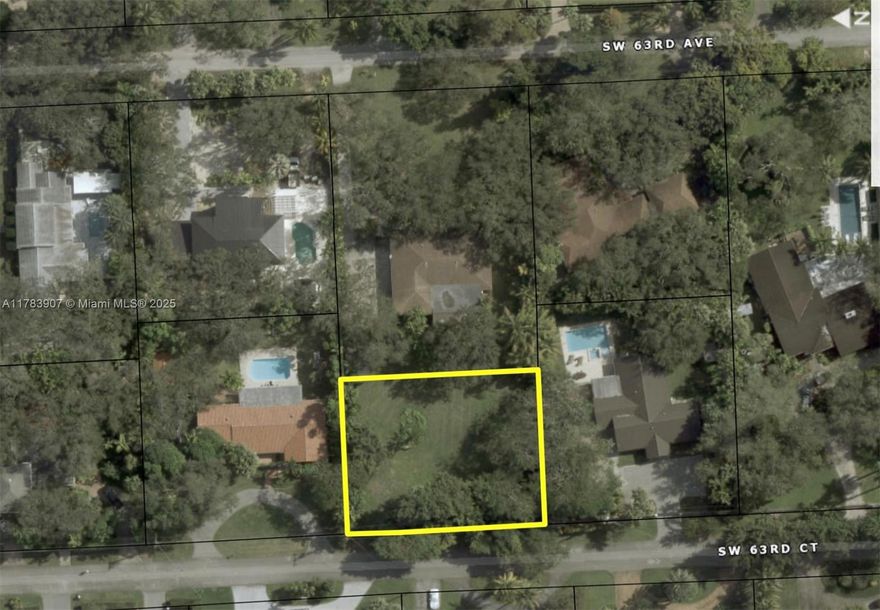 Newly Platted lot with new Folio number which does not show up on the MLS just yet.  The folio # is 09-4024-026-0055.  This property fronts 63 court and is behind 5400 sw 63 ave in south miami.   Mostly Cleared lot ready to build your dream home in the beautiful area of south miami.

Owner financing may be considered with substantial down payment.