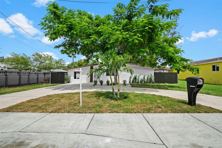 Repositioned | Vacant & Easy to Show | Priced to Market

Repositioned and competitively priced single-family home located on a quiet residential street in Liberty City. This fully renovated 4-bedroom, 2-bath property offers a clean, move-in-ready opportunity for owner-occupants or investors. Recent upgrades include a new roof, central A/C, water heater, updated electrical and plumbing systems, and impact windows for added safety and energy efficiency. The modern kitchen features stainless steel appliances and quartz countertops, complemented by updated bathrooms with contemporary finishes. Fresh interior and exterior paint, new flooring throughout, and a spacious fenced backyard suitable for outdoor living or future expansion. No HOA. Vacant and easy to show. Convenient access to major highways, schools, shopping, Wynwood, Downtown, Brickell, the Design District, and Miami International Airport.
