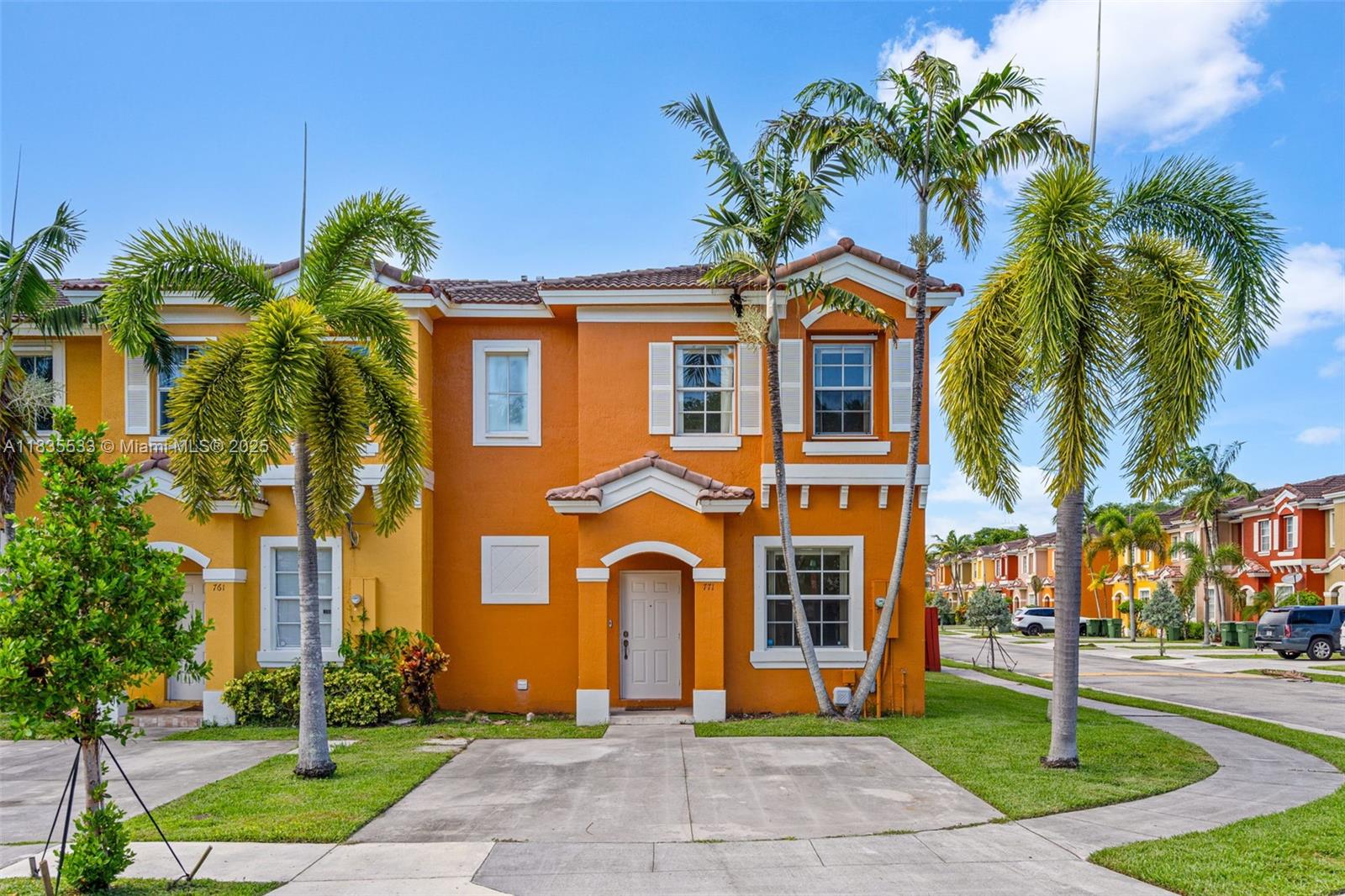 Don’t miss this CORNER townhouse in the desirable Casa del Sur community in Homestead! This bright and spacious unit is ideally situated in a quiet, gated neighborhood that features LOW HOA fees —a true standout for value, pool, kids' play area, and well-maintained common areas. Whether you're a first-time buyer or investor, this property offers comfort, space, a great layout, and community charm all in one. Casa del Sur is where affordability meets lifestyle. Schedule your showing today!