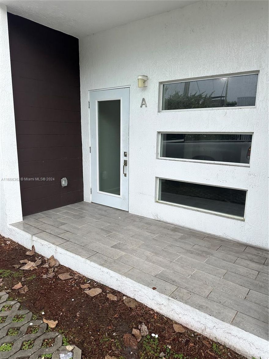 AS-IS AMAZING SPACIOUS 3/2 UNIT AVAILABLE FOR RENT. CENTRAL A/C, STAINLESS STEEL APPLIANCES, WASHER AND DRYER INSIDE THE UNIT. FULLY PAINTED. VERY NICE AND GREEN COMMON AREA. GREAT DRIVING DISTANCE TO I-95 AS WELL AS TO MIDTOWN AND DOWNTOWN MIAMI.  NEAR MIAMI DESIGN DISTRICT, NEAR THE AIPORT AND BEACHES. 
SUPERMARKETS, RESTAURANTS, ART GALLERIES, MUSEUMS AND MORE NEAR BY.