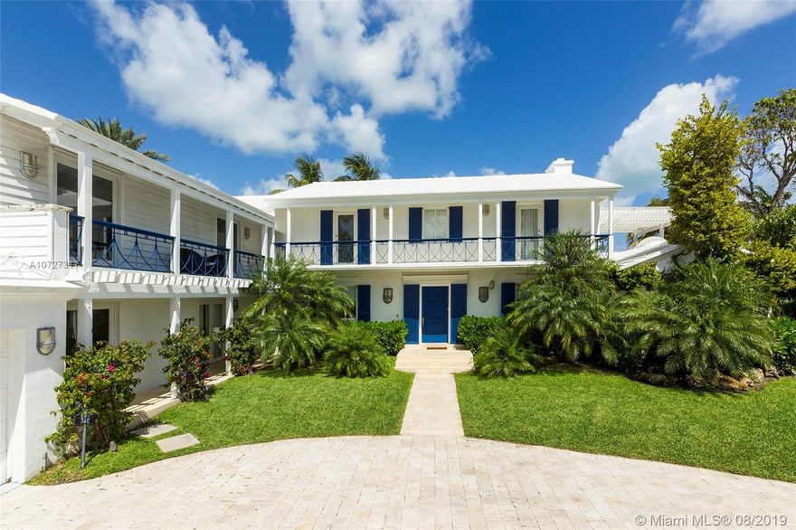 PROPERTY IS RENTED UNTIL AUGUST 31ST 2022. 

Located on one of the most prestigious private Island of Miami Beach, this estate, of 6 bed 6.5 plus gym, 22,000 sqft lot size, with 140ft waterfront on the water that can accommodate large yacht, represents the best deal ever! On the wide part of Sunset Island 2, this waterfront home showcases exquisite living spaces with charming preserving colonial design. Oversize pool and 20,000Lbs boat lift and 2 jetski lift on dock….