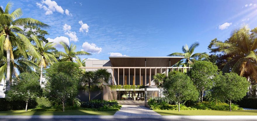 The only new construction modern waterfront home in Bal Harbour. 56 Bal Bay merges indoor & outdoor spaces,
creating a tropical retreat that emphasizes nature in every corner. Sitting on a 21,225-SF lot, the 10,034 SF home boasts 100’ of water frontage and 7 BD, 8+1 BA. Features include a primary bedroom with his & hers walk-in closets, six additional suites, an office studio, spa, gym, & steam bath. The smart home will include a rooftop with outdoor kitchen & fire pit, wine cellar, home theater, game room, infinity edge pool with hot tub, dock and boat lift & 3-car garage. The two-story home is designed by a collection of starchitects including architecture by Farid Chacón of NMD NOMADAS, interior design by Fanny Haim & landscape design by CLAD. Estimated Completion Spring/Summer 2025.